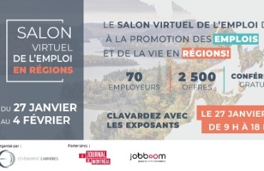 Salut virtuel de l'emploi en régions